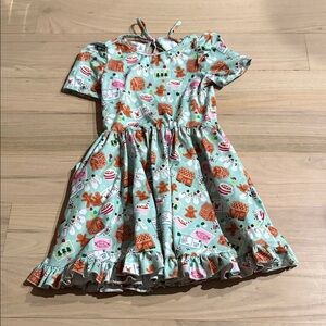 Girlhood Gingerbread Print Dress
